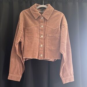 NWT Forever 21 Women's Corduroy Cropped Jacket
